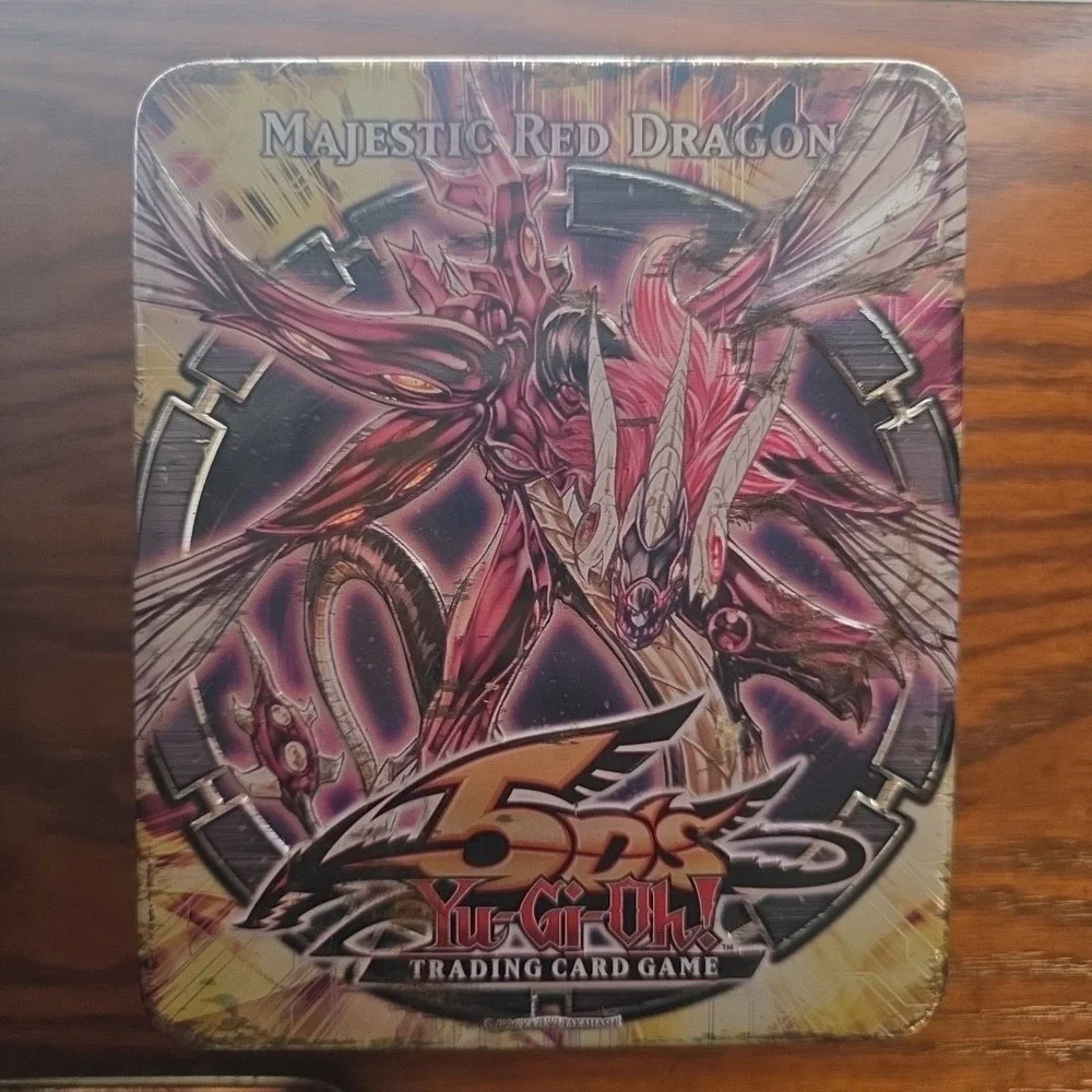 3‎ YuGiOh Empty Collectible Tins Majestic Dragon, Elemental Hero, Crystal Beast